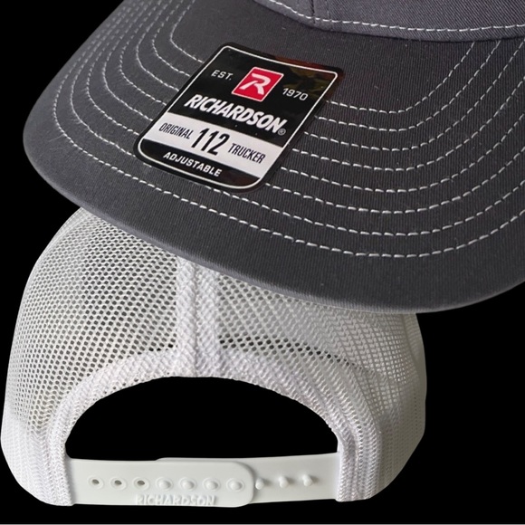 Custom Trout Master Patch Art on Richardson 112 adjustable trucker hat. - Picture 2 of 3